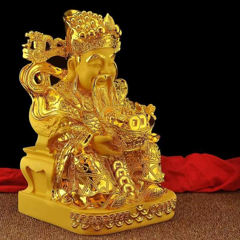 Feng Shui Gold God of Wealth L - Home Decor Living Room บทวิจารณ์และราคา