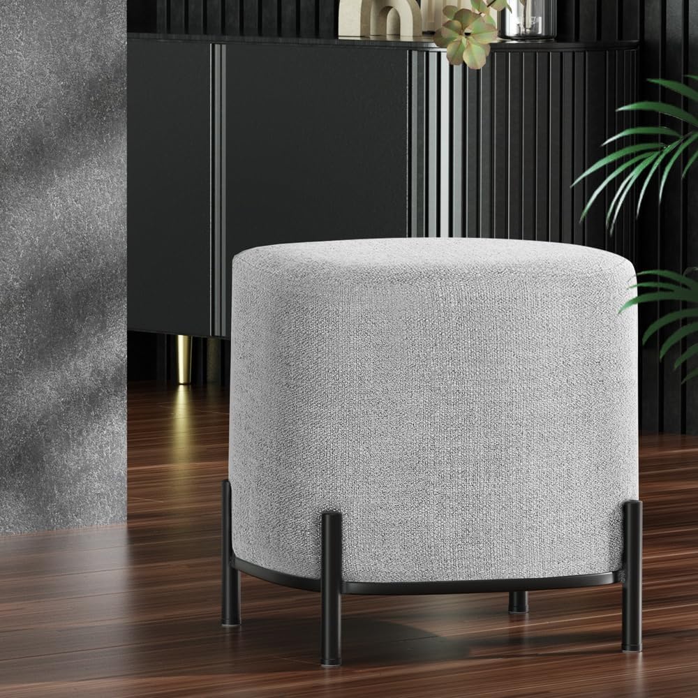 **/Ottoman, Round Footstool Lo - Vanity Home Decor บทวิจารณ์และราคา