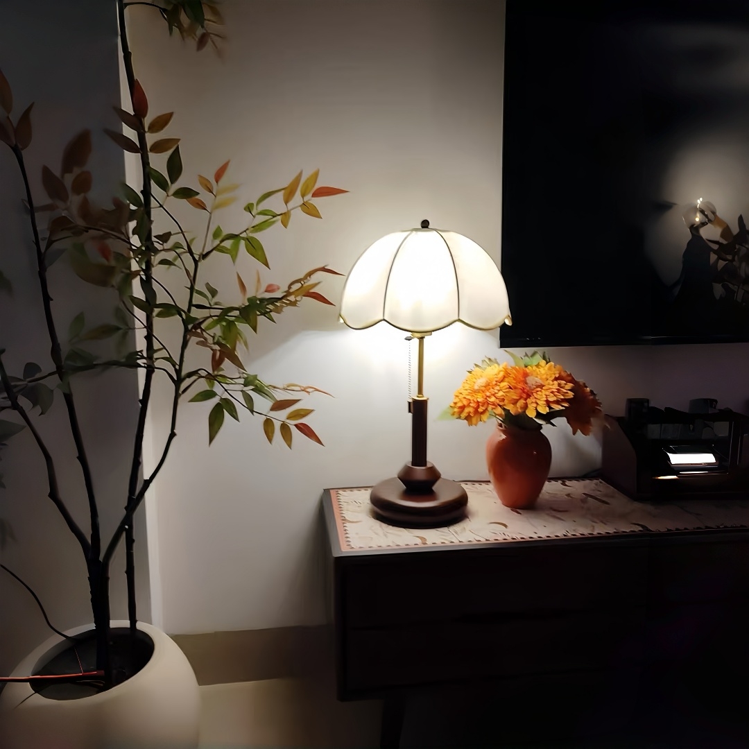 Vintage Mid-Century Floral Tab - Home Decor Retro บทวิจารณ์และราคา