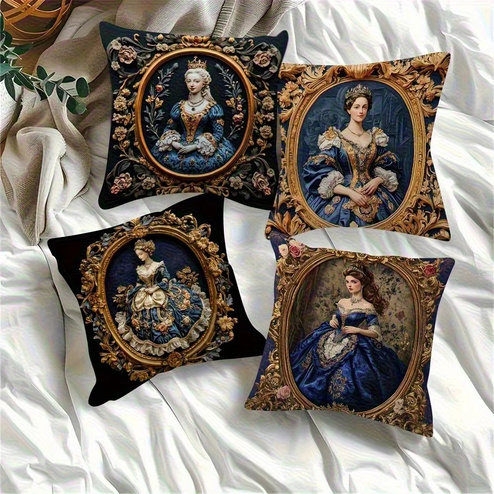 Elegant Royal Pillow Cover Dou - Home Decor Living Room Ideas บทวิจารณ์และราคา