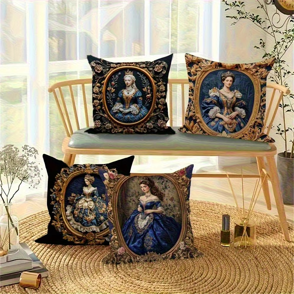 Elegant Royal Pillow Cover Dou - Home Decor Living Room Ideas บทวิจารณ์และราคา