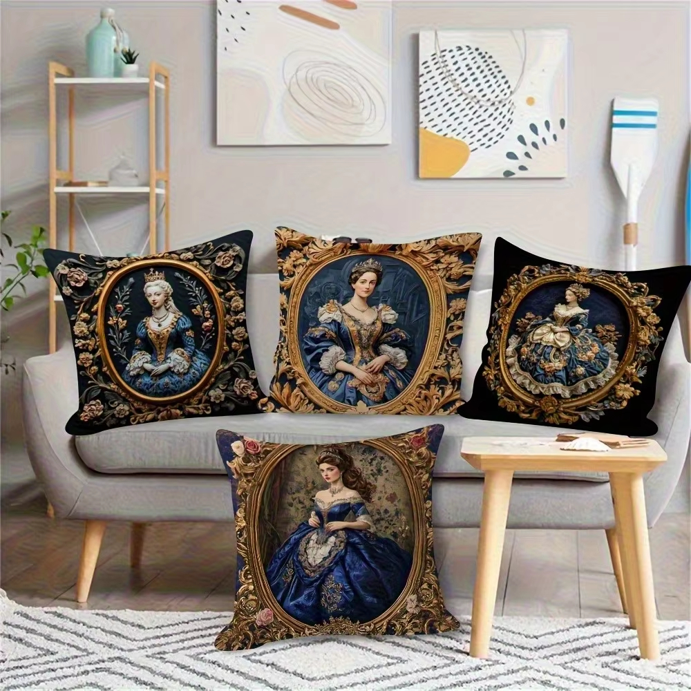 Elegant Royal Pillow Cover Dou - Home Decor Living Room Ideas บทวิจารณ์และราคา