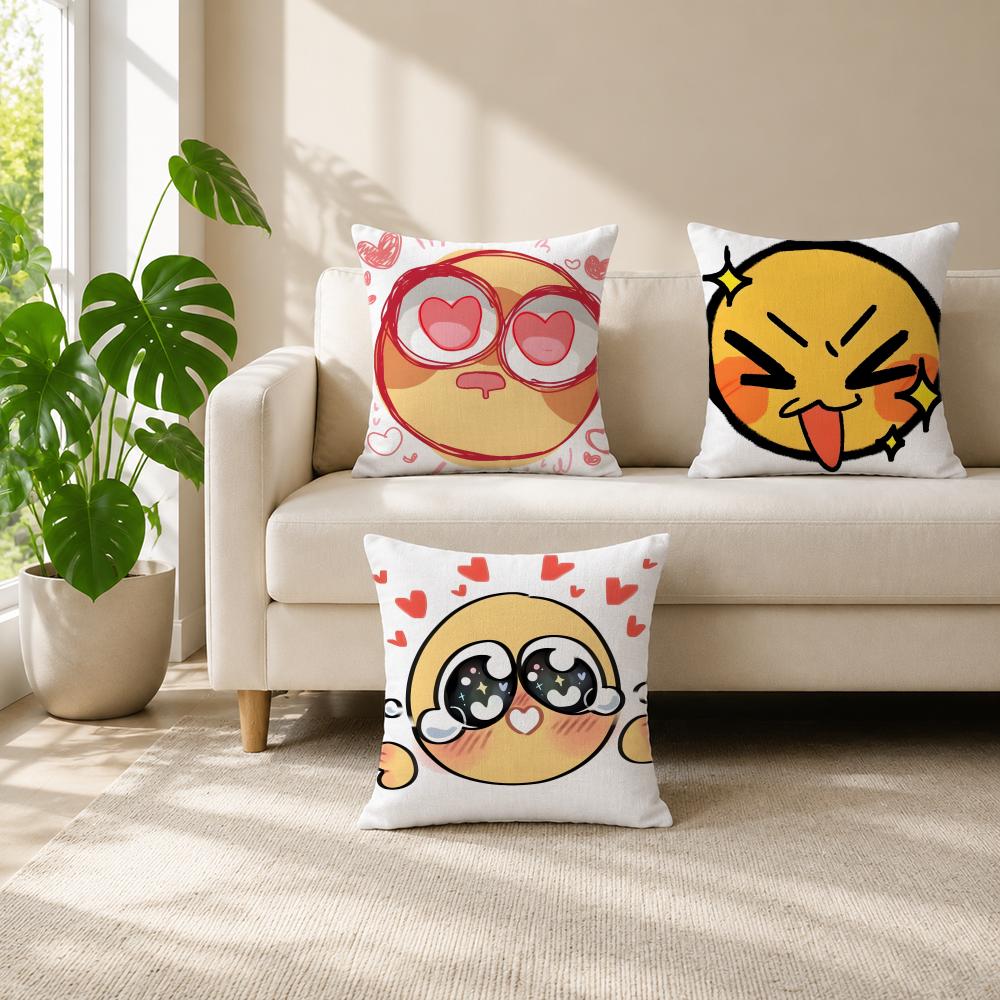 Cute AAdorable Yellow Emojied  - Home Decor Emoji บทวิจารณ์และราคา