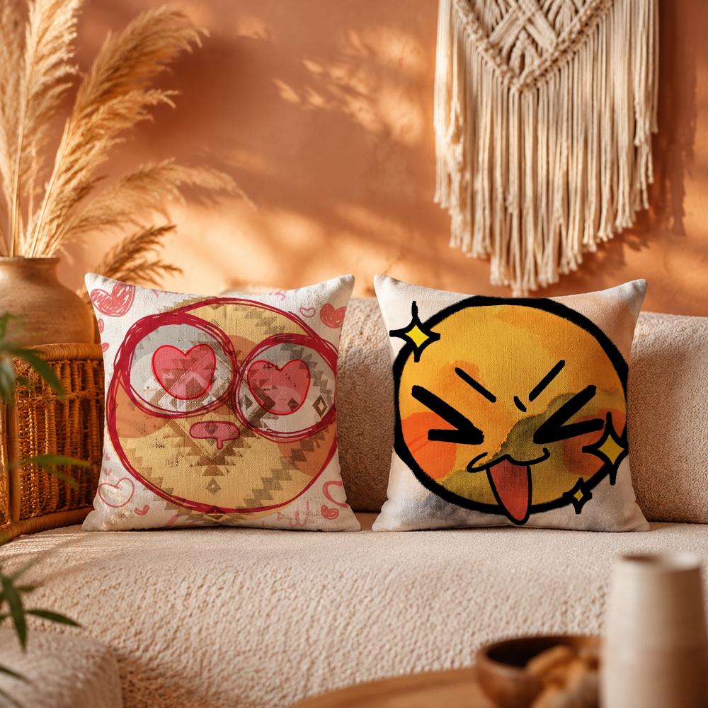Cute AAdorable Yellow Emojied  - Home Decor Emoji บทวิจารณ์และราคา