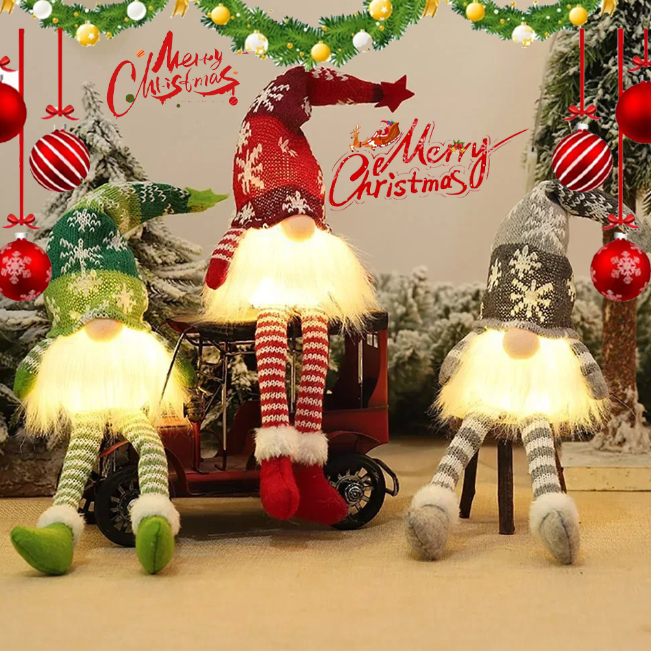 LED Christmas Gnome Faceless D - Home Decor Xmas Gifts บทวิจารณ์และราคา
