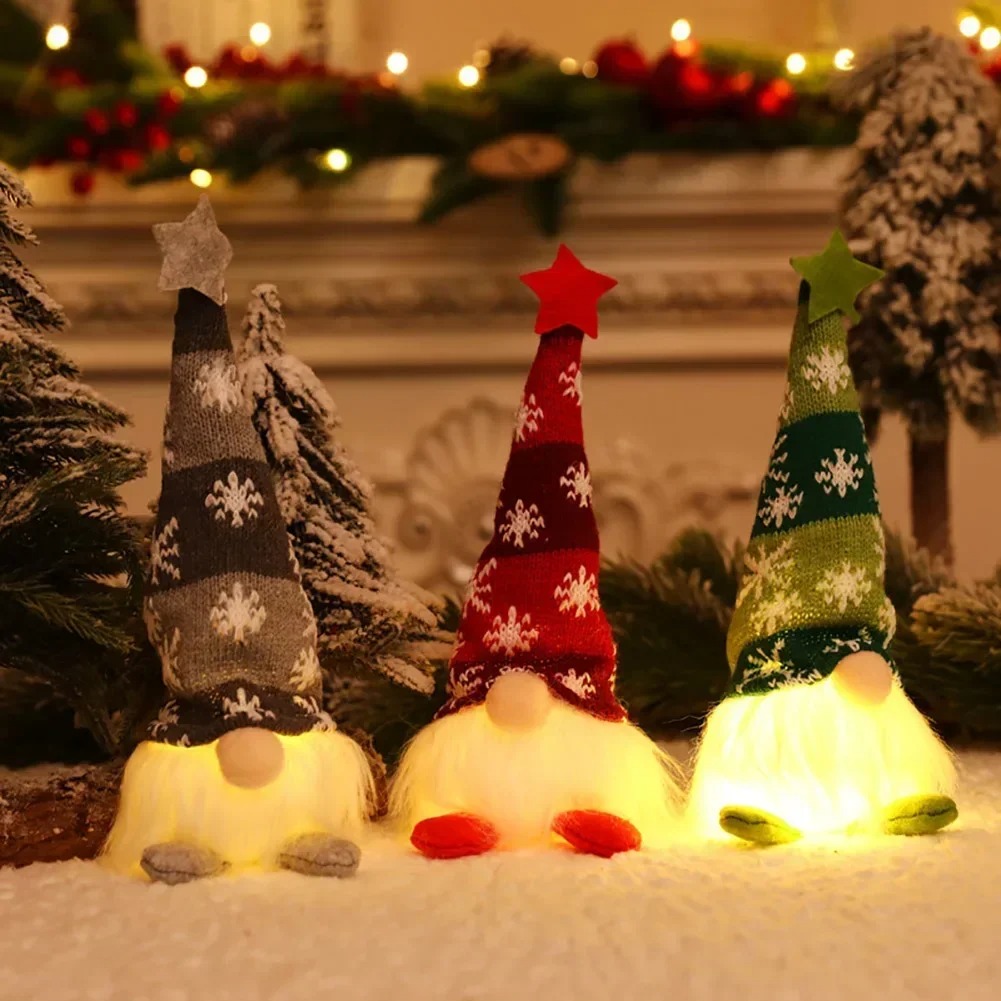 LED Christmas Gnome Faceless D - Home Decor Xmas Gifts บทวิจารณ์และราคา