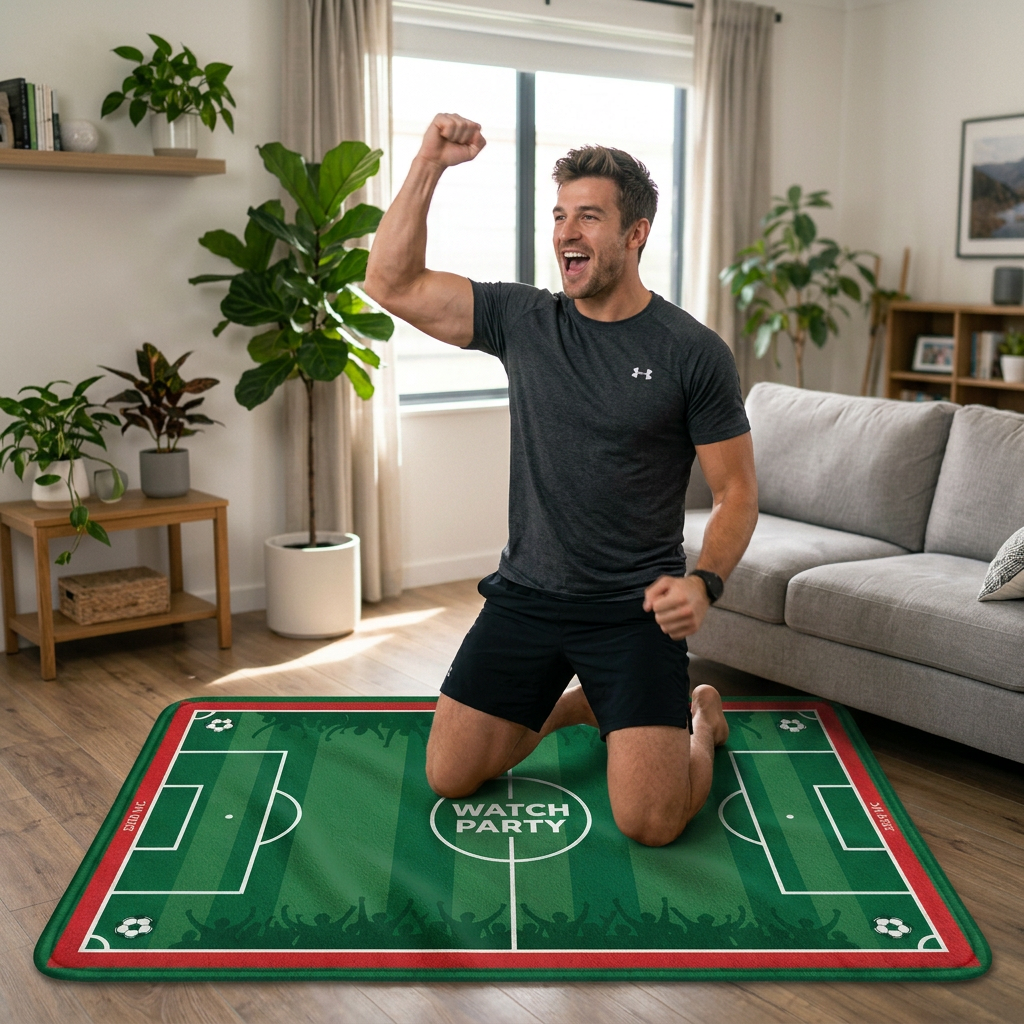 Football Field Pattern floor m - Home Decor Living Room บทวิจารณ์และราคา