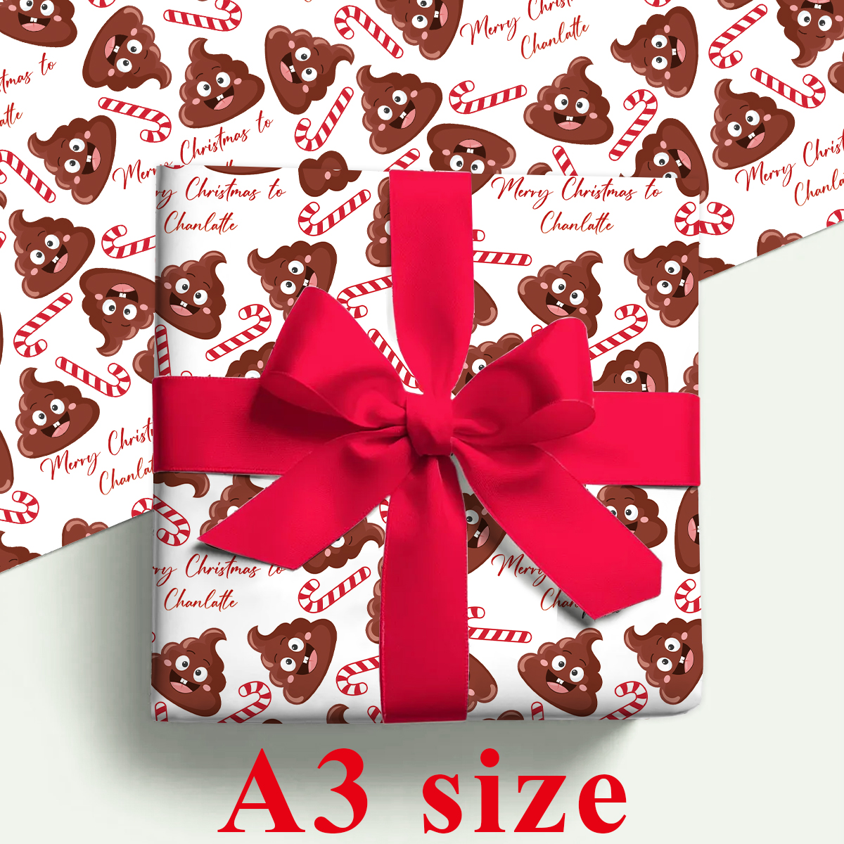 3pcs Custom Name Christmas Pap - Home Decor Emoji บทวิจารณ์และราคา