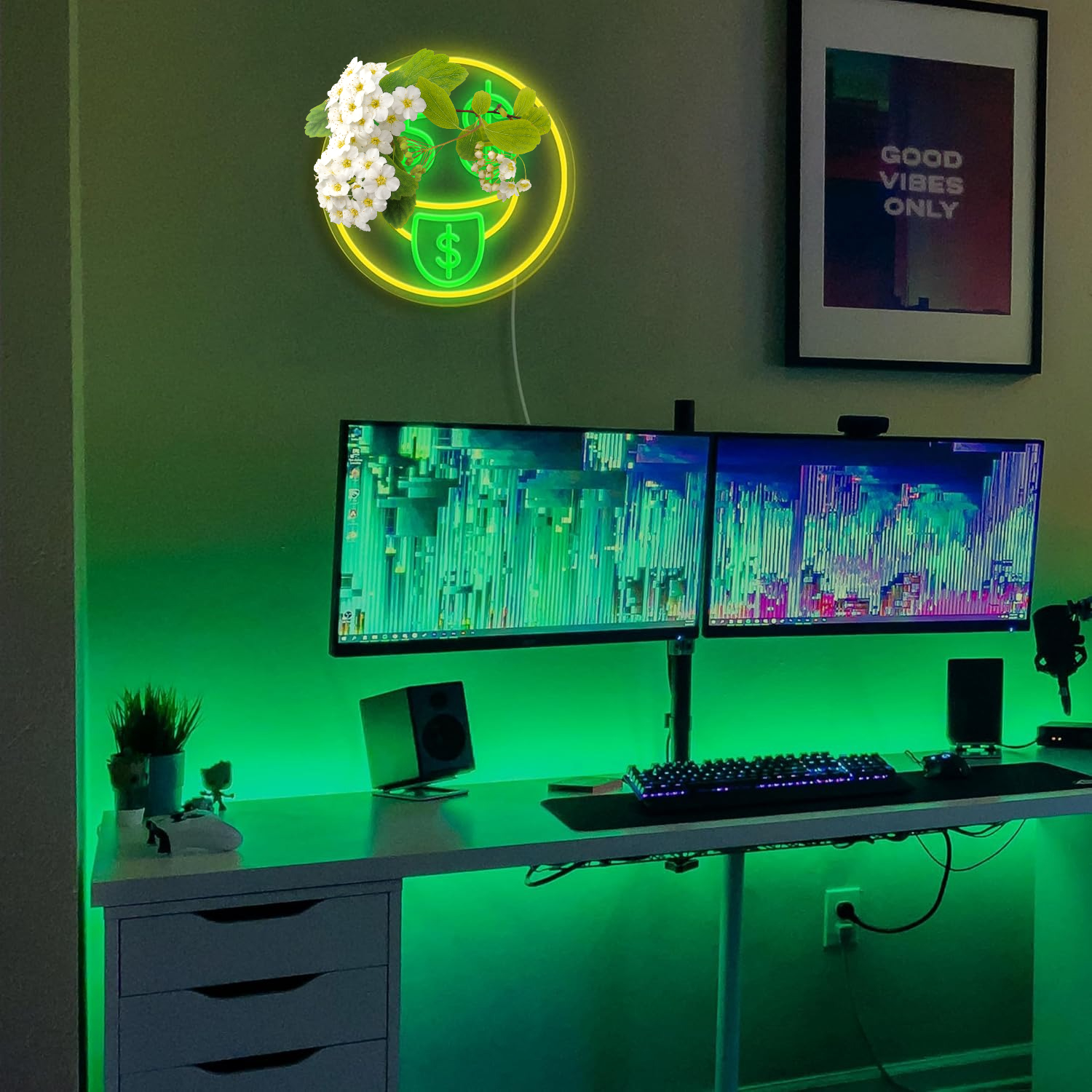 Money Neon Sign LED Night Ligh - Home Decor Emoji บทวิจารณ์และราคา
