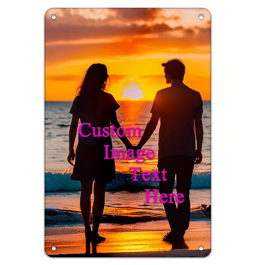 Custom Image/Text 2D Flat Prin - Home Decor Free Images บทวิจารณ์และราคา