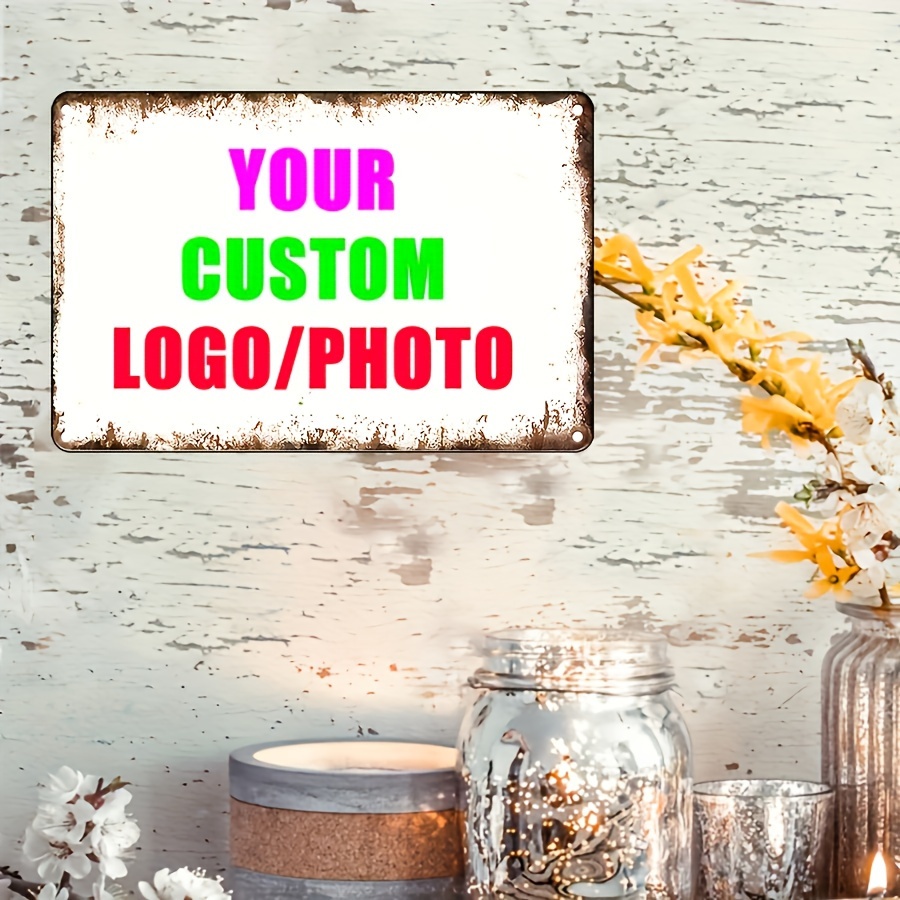 Customizable Tin Sign] Vintage - Home Decor Free Images บทวิจารณ์และราคา