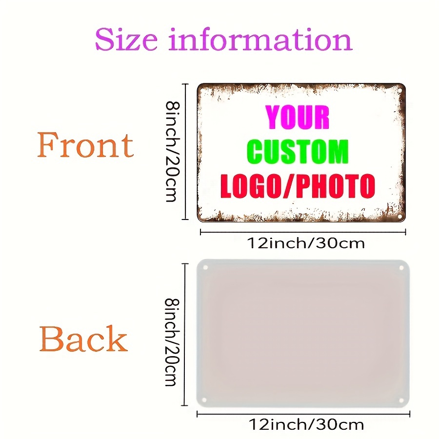 Customizable Tin Sign] Vintage - Home Decor Free Images บทวิจารณ์และราคา