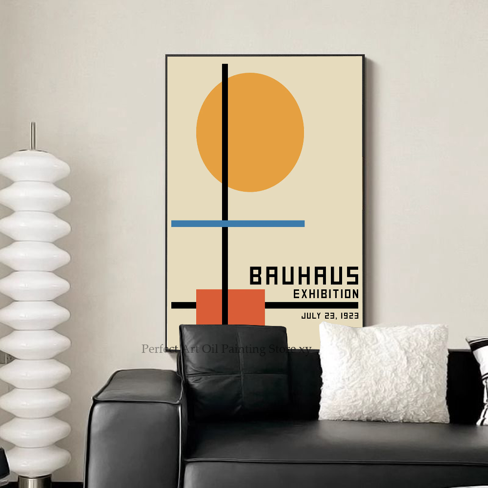 Bauhaus Geometric Exhibition P - Home Decor Exhibition บทวิจารณ์และราคา