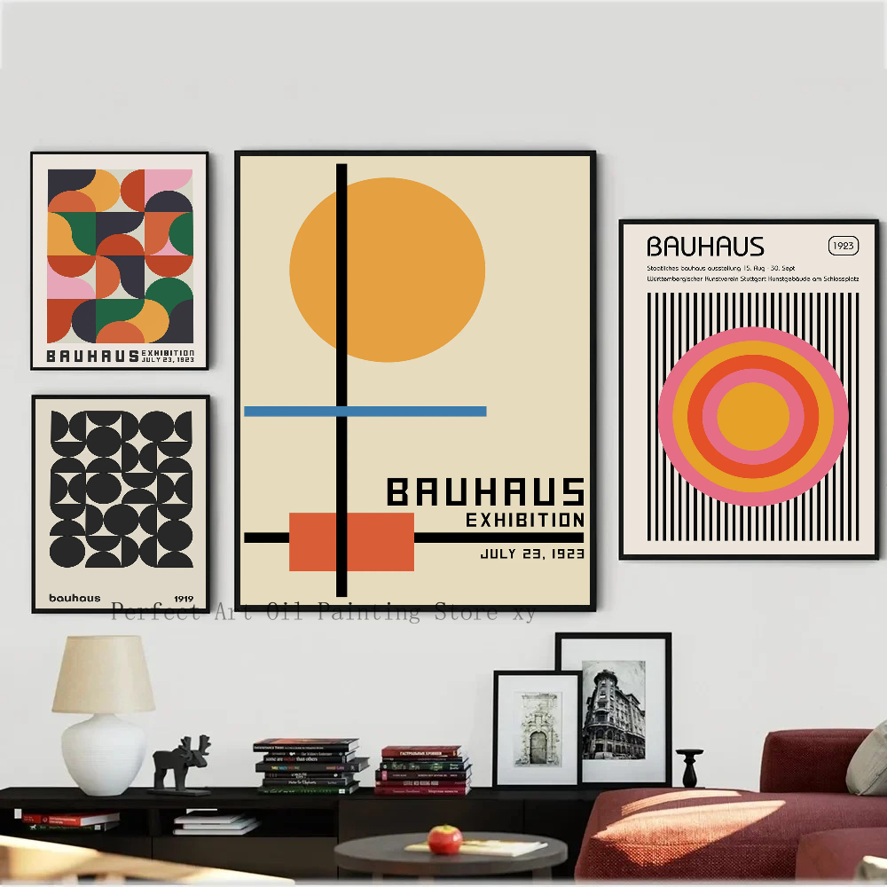 Bauhaus Geometric Exhibition P - Home Decor Exhibition บทวิจารณ์และราคา