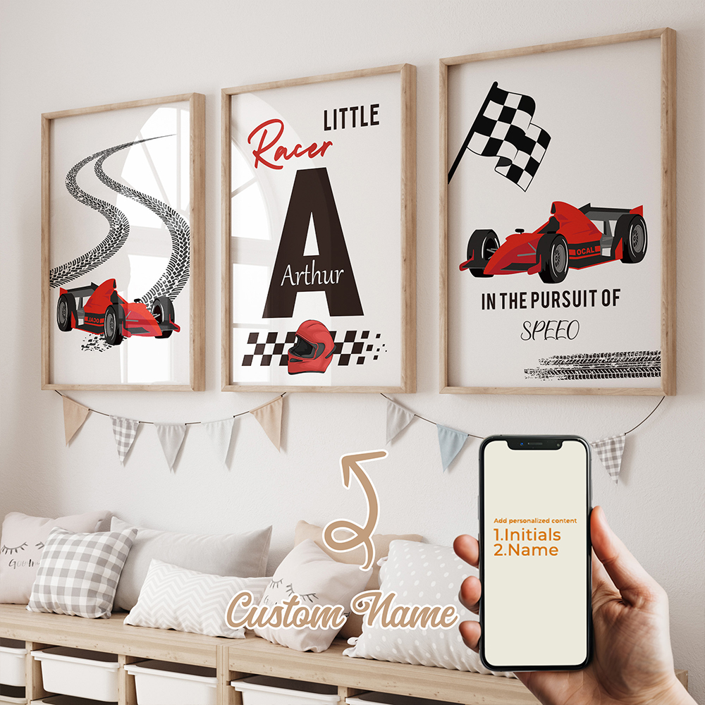 3pcs Personalized Custom Name  - Home Decor On Wall บทวิจารณ์และราคา
