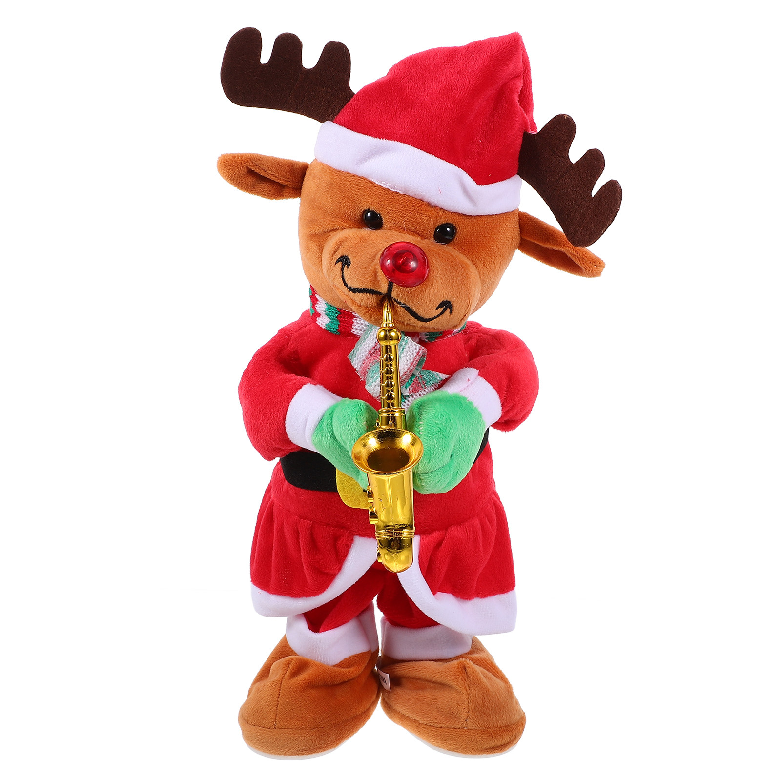 Electric Elk Animated Singing  - Home Decor Xmas Gifts บทวิจารณ์และราคา