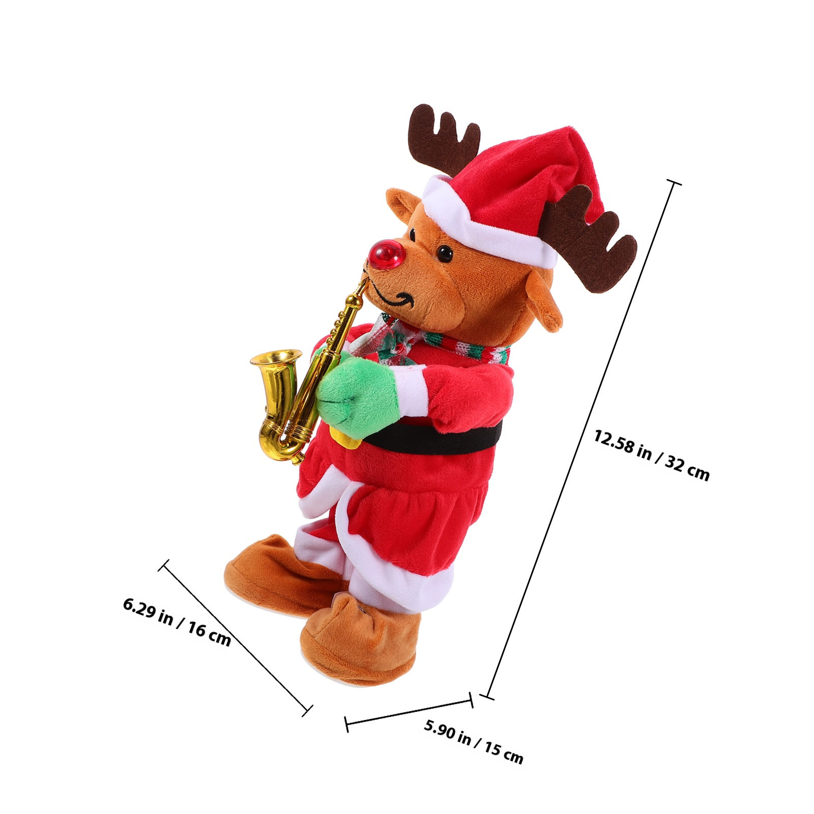 Electric Elk Animated Singing  - Home Decor Xmas Gifts บทวิจารณ์และราคา