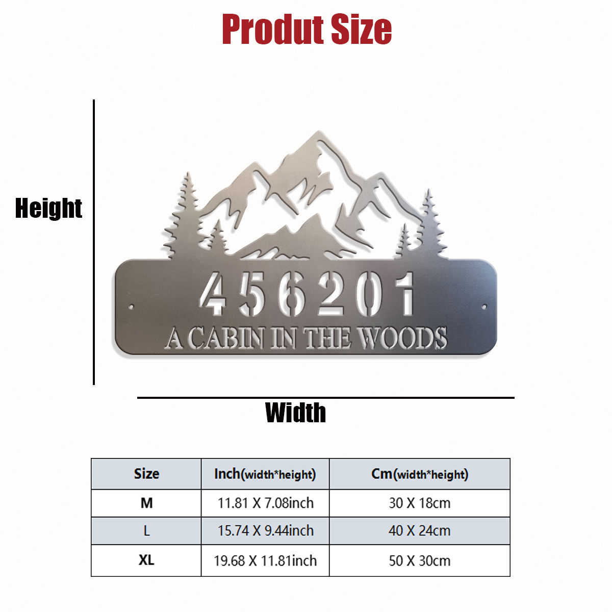 Custom mountain range Metal Wa - Home Decor Range บทวิจารณ์และราคา
