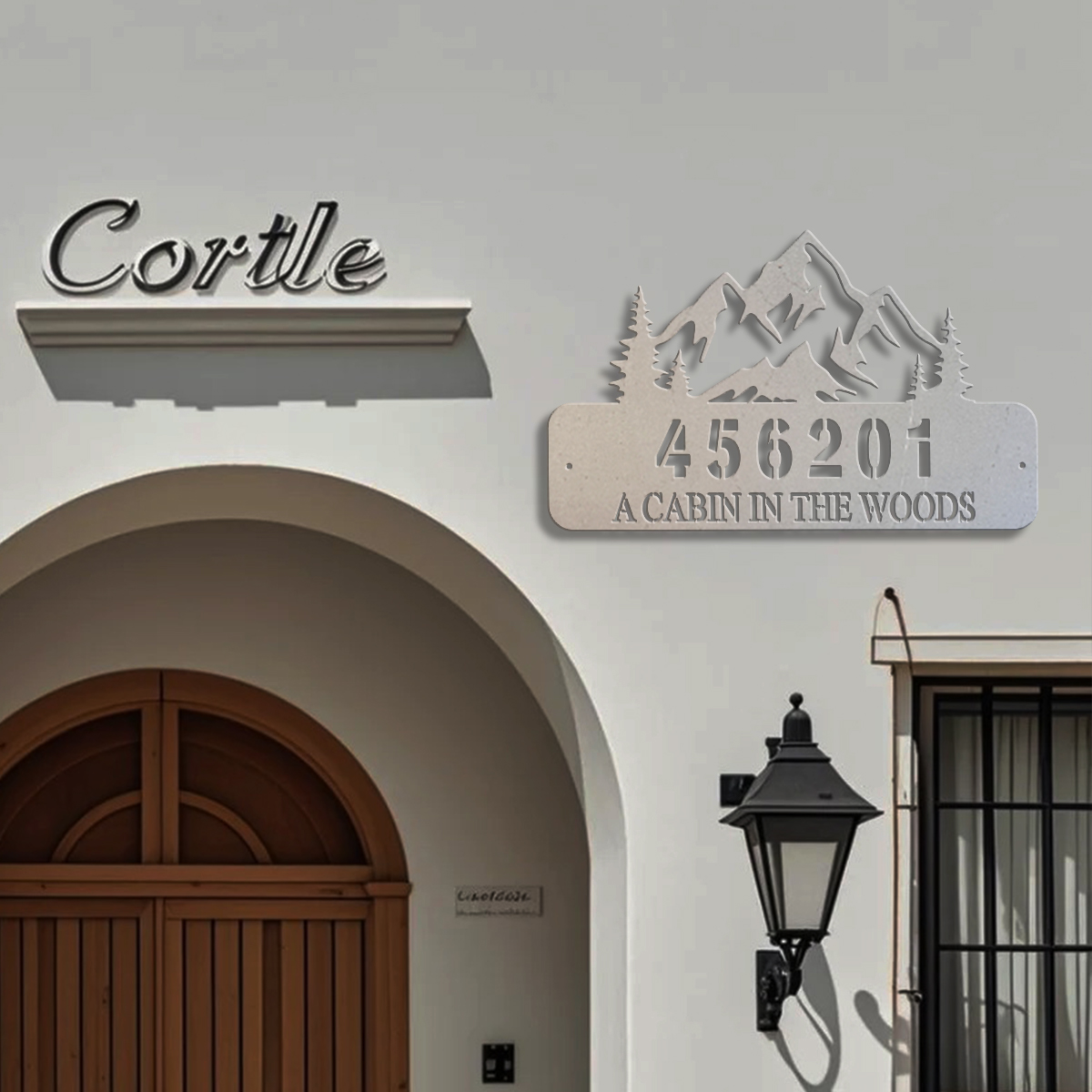 Custom mountain range Metal Wa - Home Decor Range บทวิจารณ์และราคา