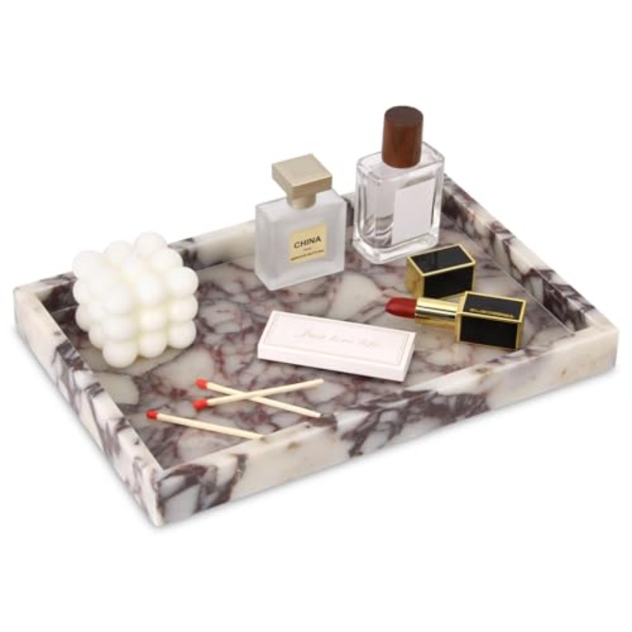 Marble Bathroom Vanity Tray, N - Vanity Home Decor บทวิจารณ์และราคา