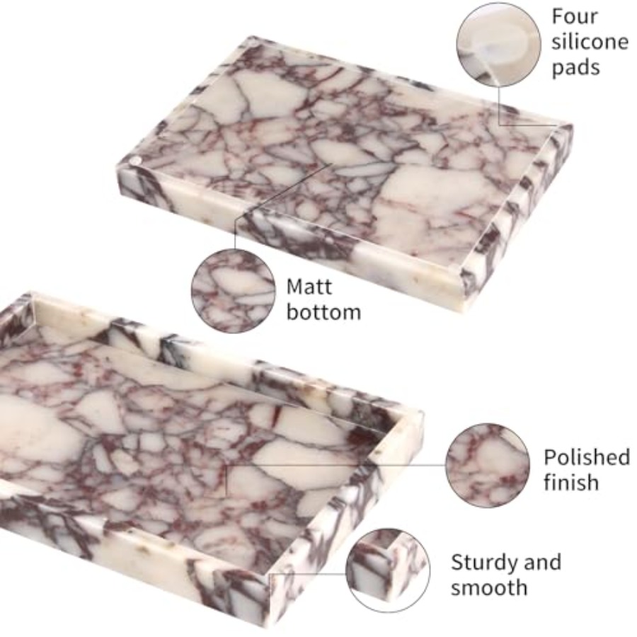 Marble Bathroom Vanity Tray, N - Vanity Home Decor บทวิจารณ์และราคา