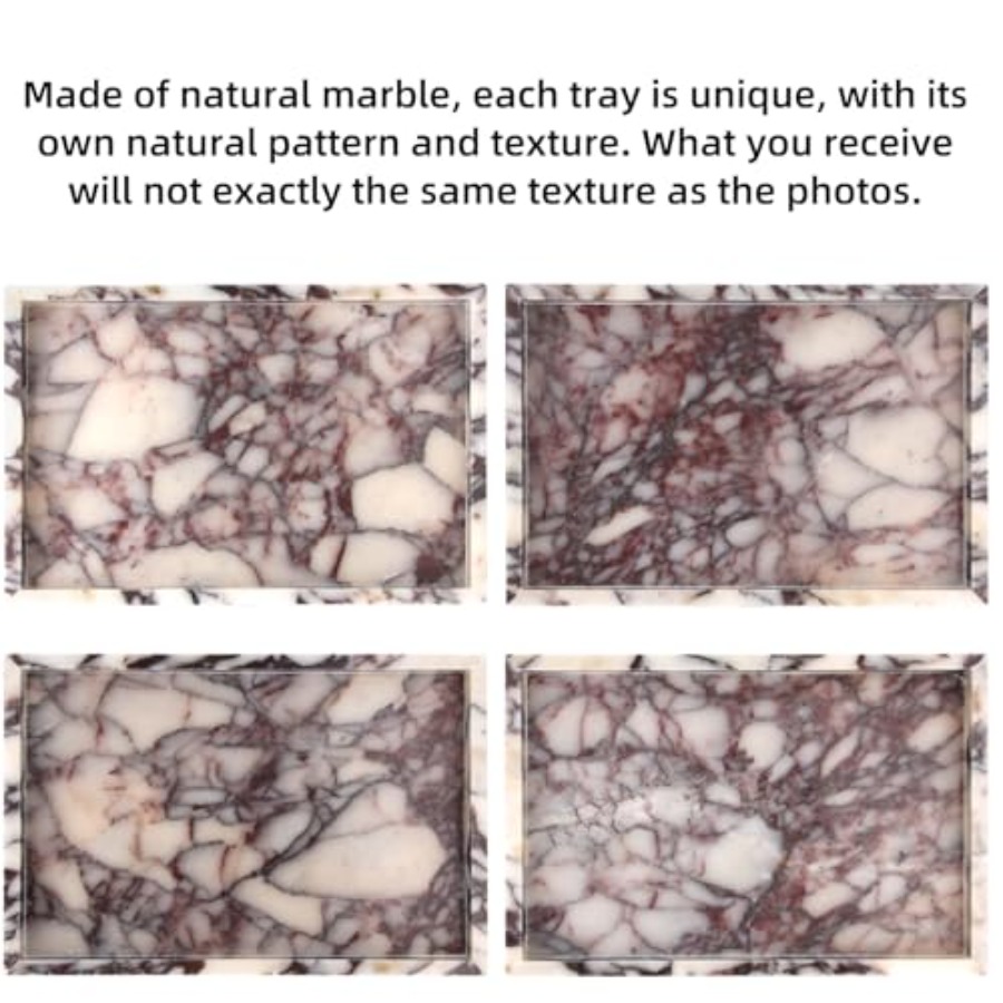 Marble Bathroom Vanity Tray, N - Vanity Home Decor บทวิจารณ์และราคา