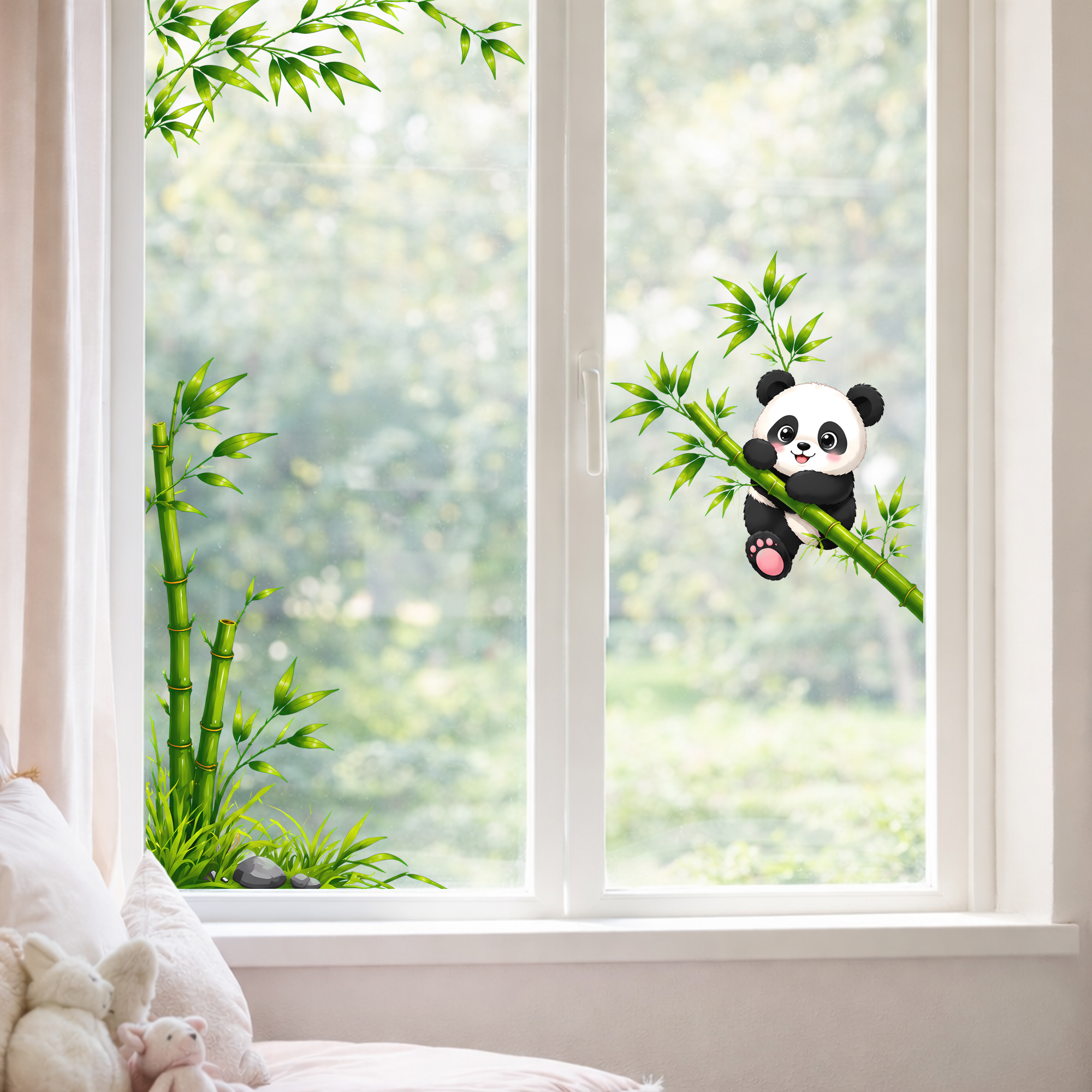 Cute Panda with Bamboo Bathroo - Vanity Home Decor บทวิจารณ์และราคา
