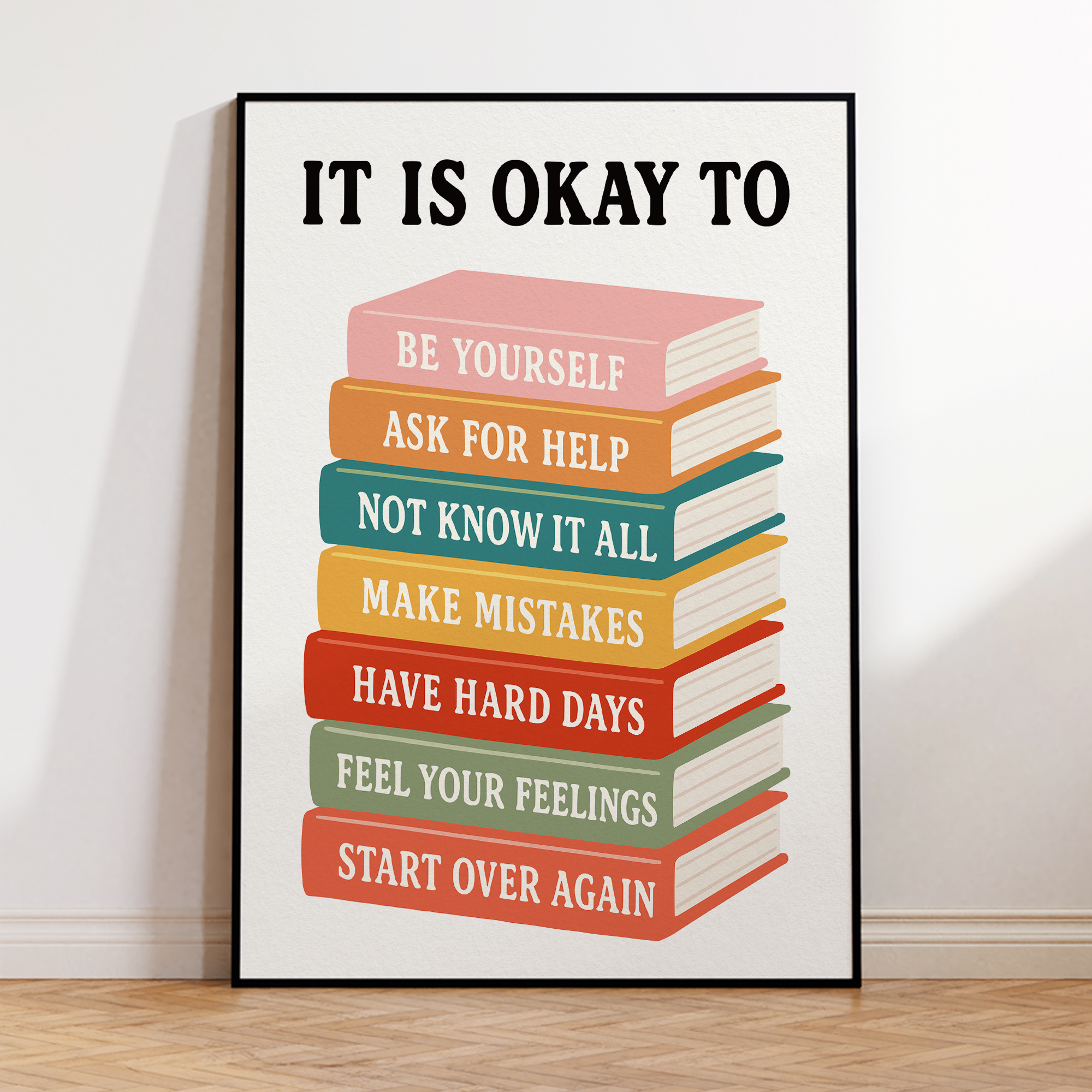 Modern Interesting It Is Okay  - Home Decor On Wall บทวิจารณ์และราคา