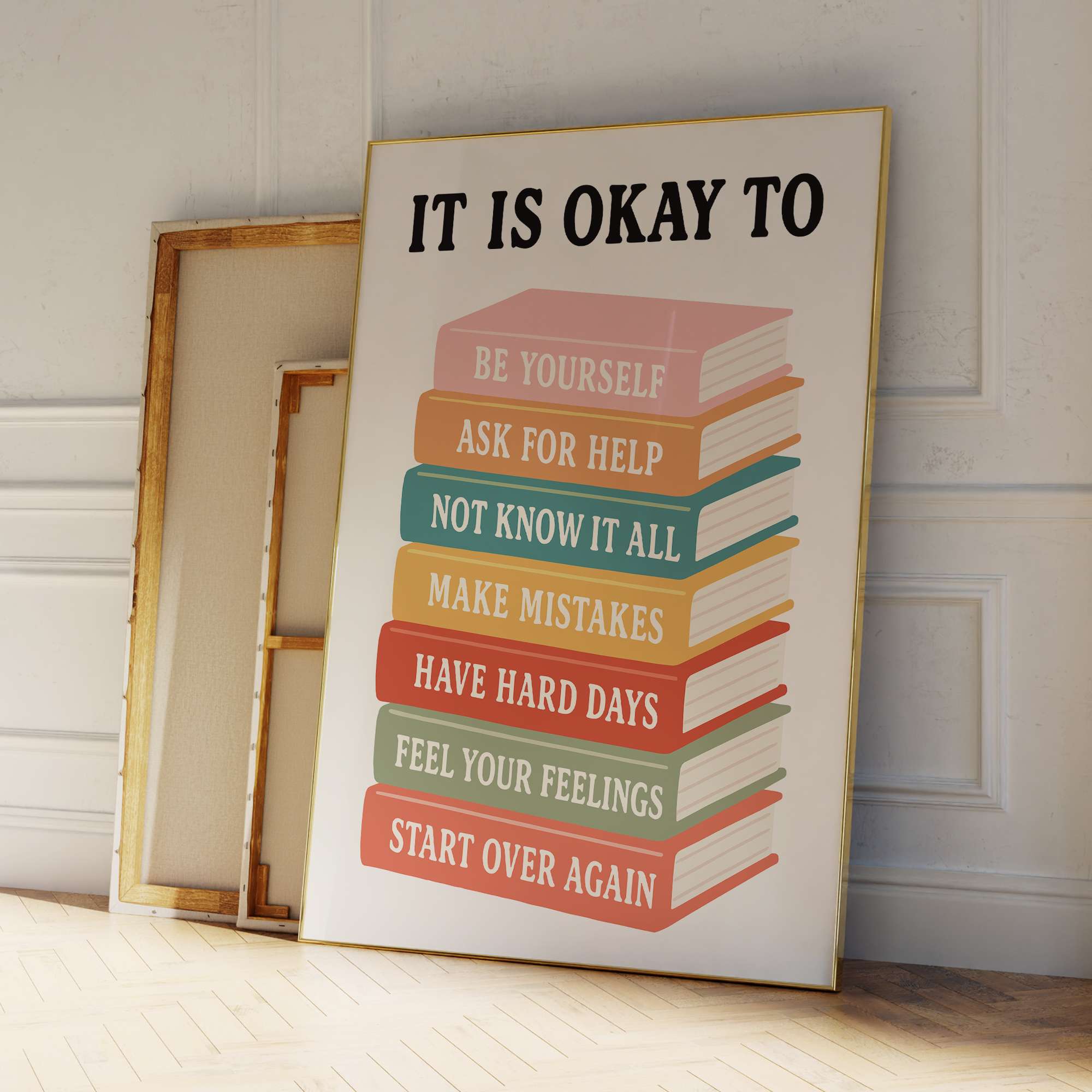 Modern Interesting It Is Okay  - Home Decor On Wall บทวิจารณ์และราคา