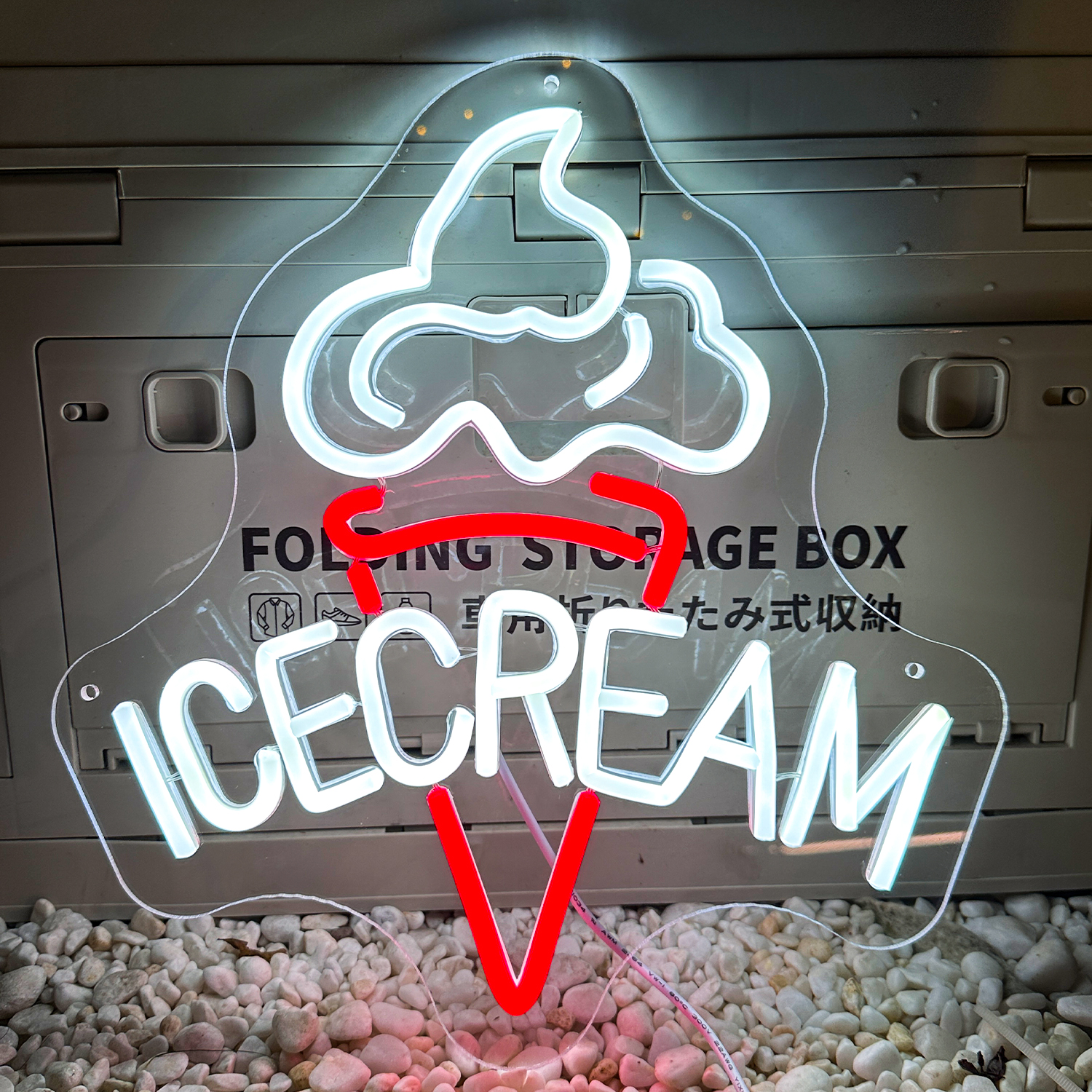 Ice Cream Neon Sign Home Decor - Home Decor Location บทวิจารณ์และราคา