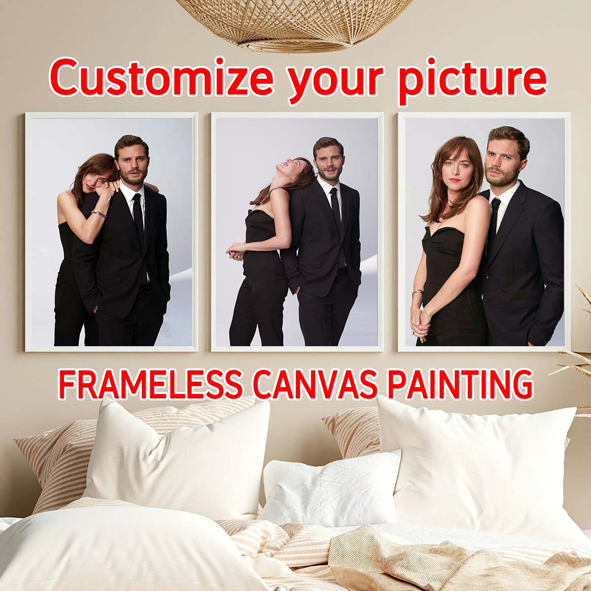 Custom Print Canvas Painting F - Home Decor Canvas บทวิจารณ์และราคา