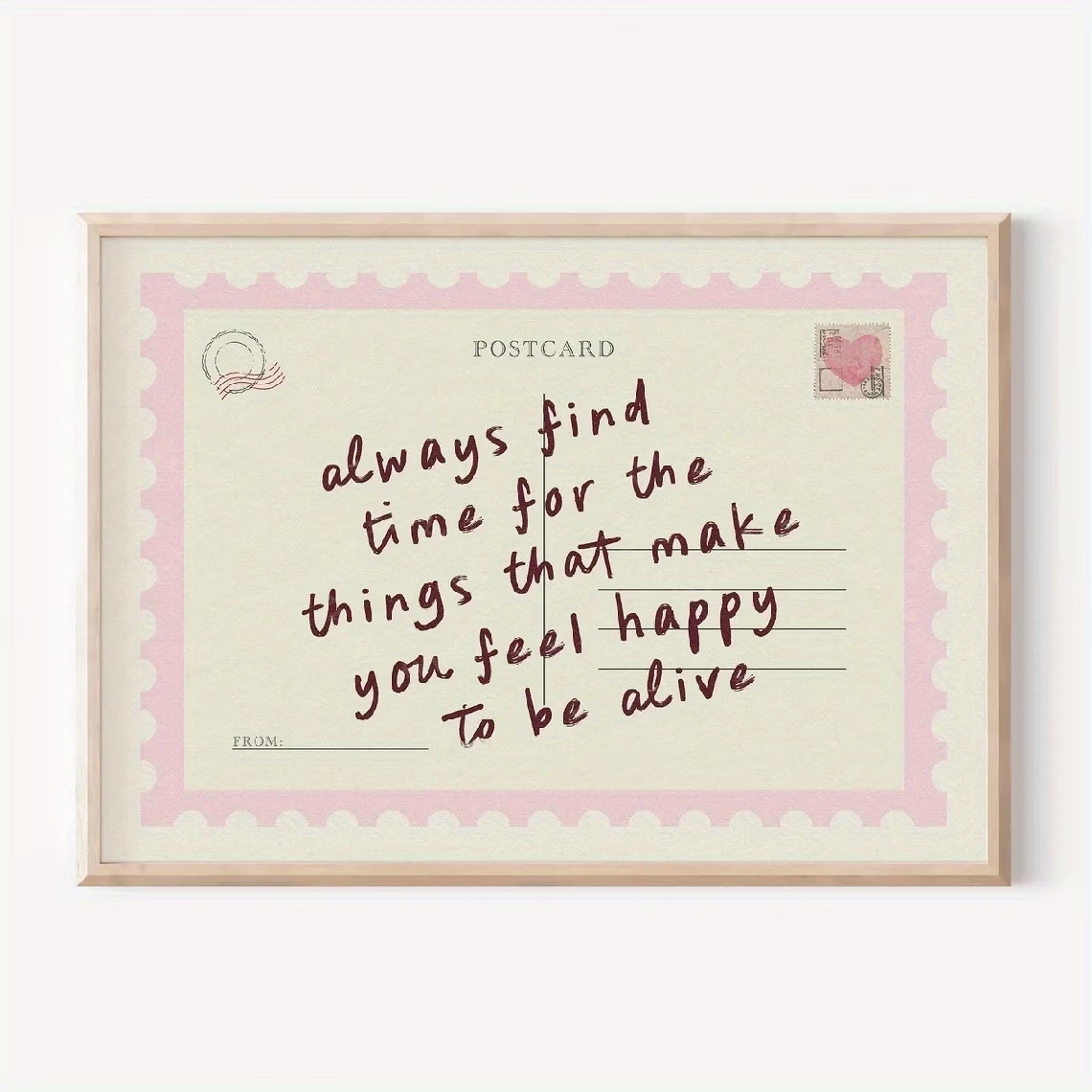 Retro Postcards That Encourage - Home Decor Retro บทวิจารณ์และราคา