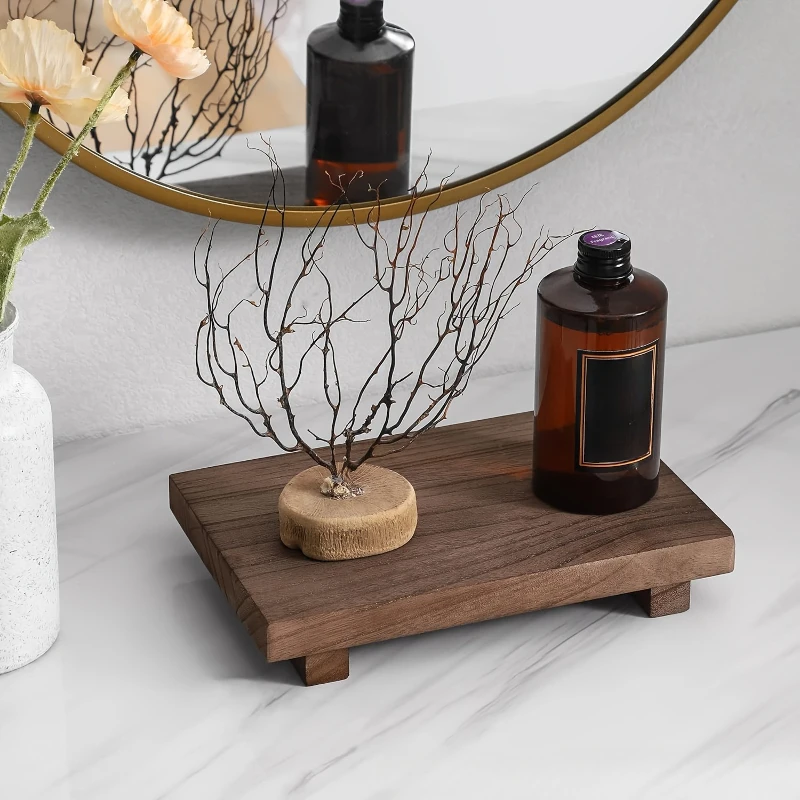Retro Wooden Bathroom Tray Van - Vanity Home Decor บทวิจารณ์และราคา