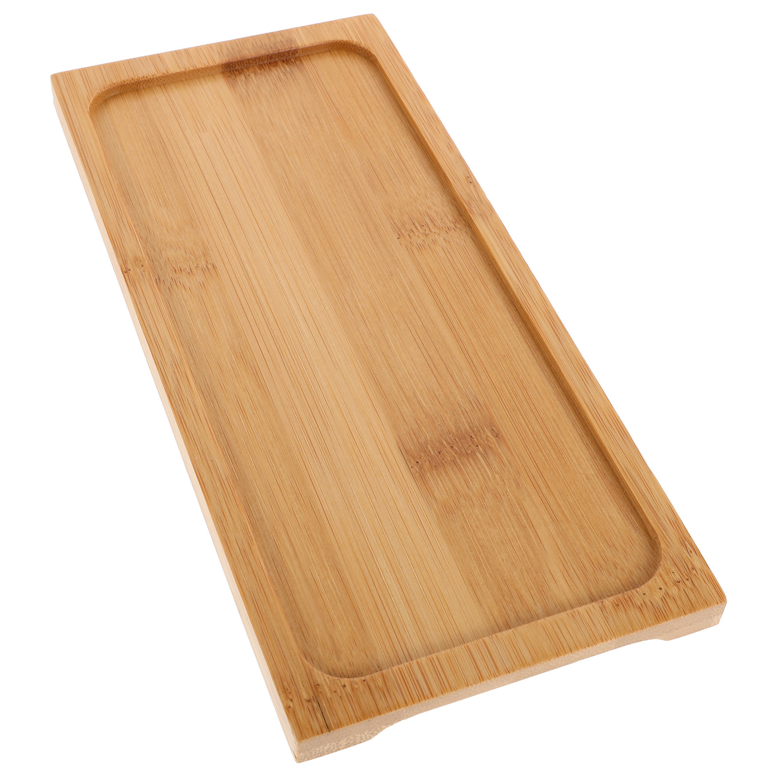 Bamboo Rectangular Serving Tra - Vanity Home Decor บทวิจารณ์และราคา