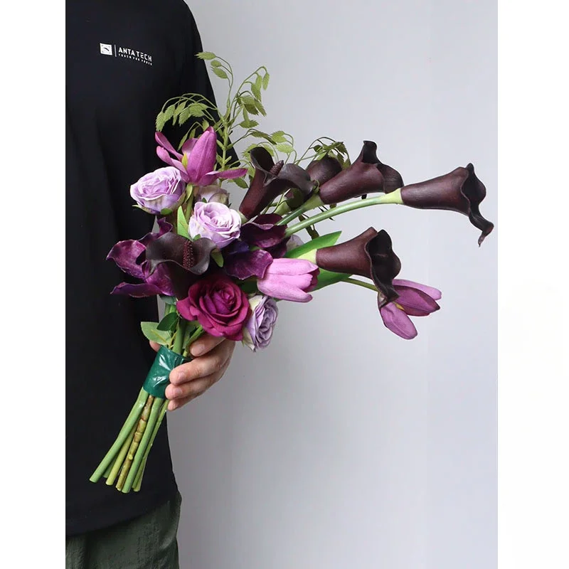 Dark wind retro purple calla l - Home Decor Location บทวิจารณ์และราคา
