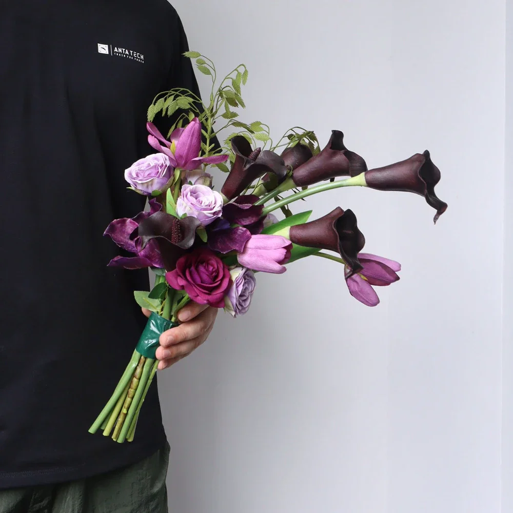 Dark wind retro purple calla l - Home Decor Location บทวิจารณ์และราคา