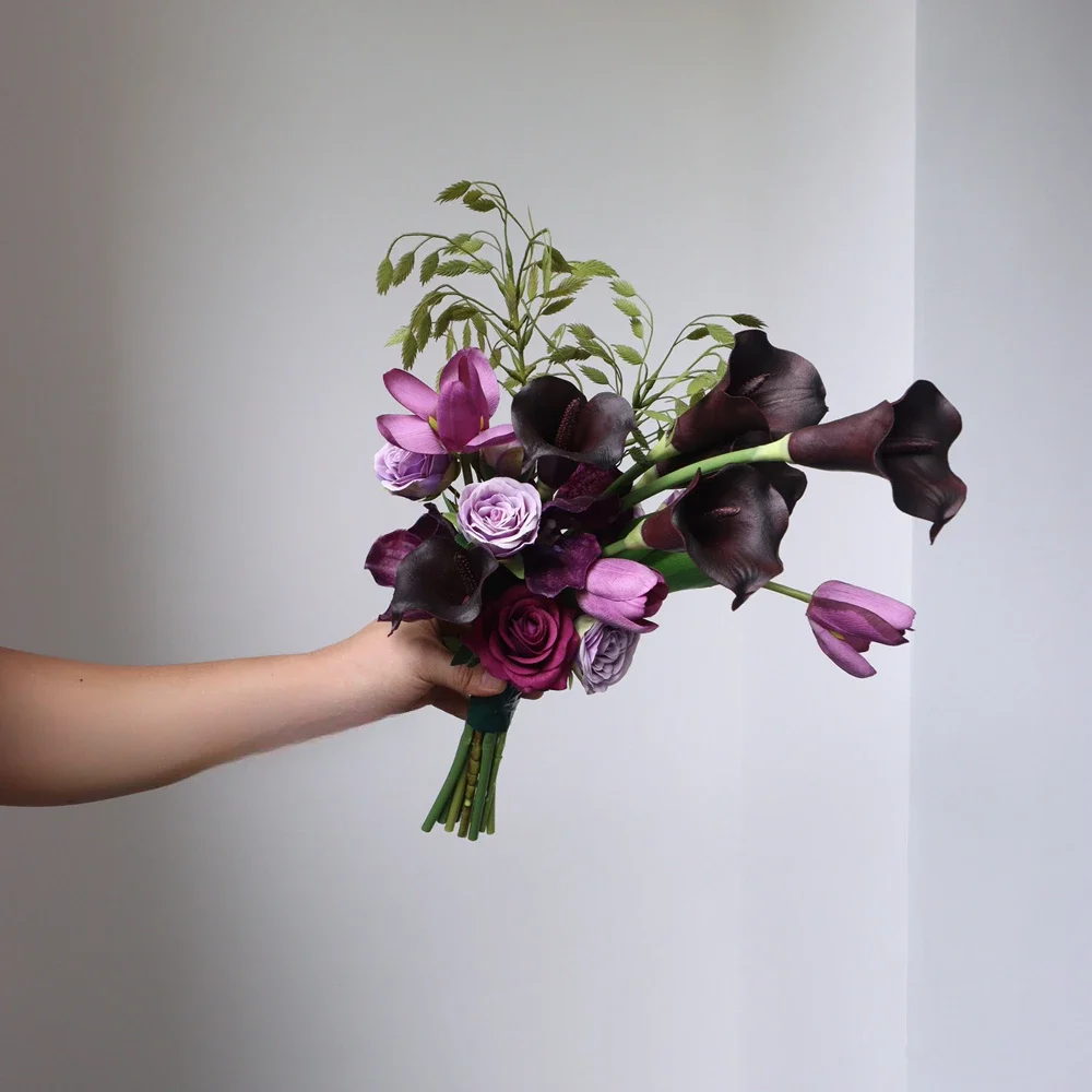 Dark wind retro purple calla l - Home Decor Location บทวิจารณ์และราคา