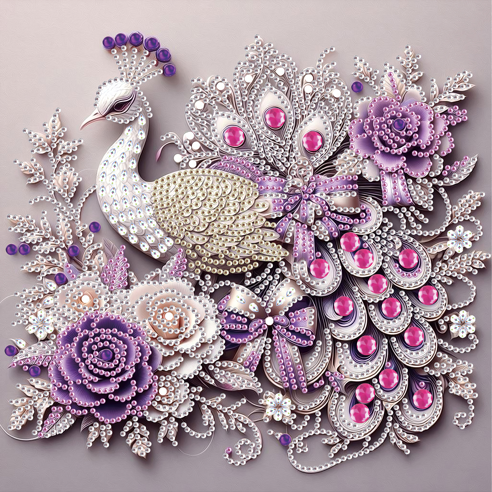Peacock Special Shape Diamond  - Home Decor Quirky บทวิจารณ์และราคา
