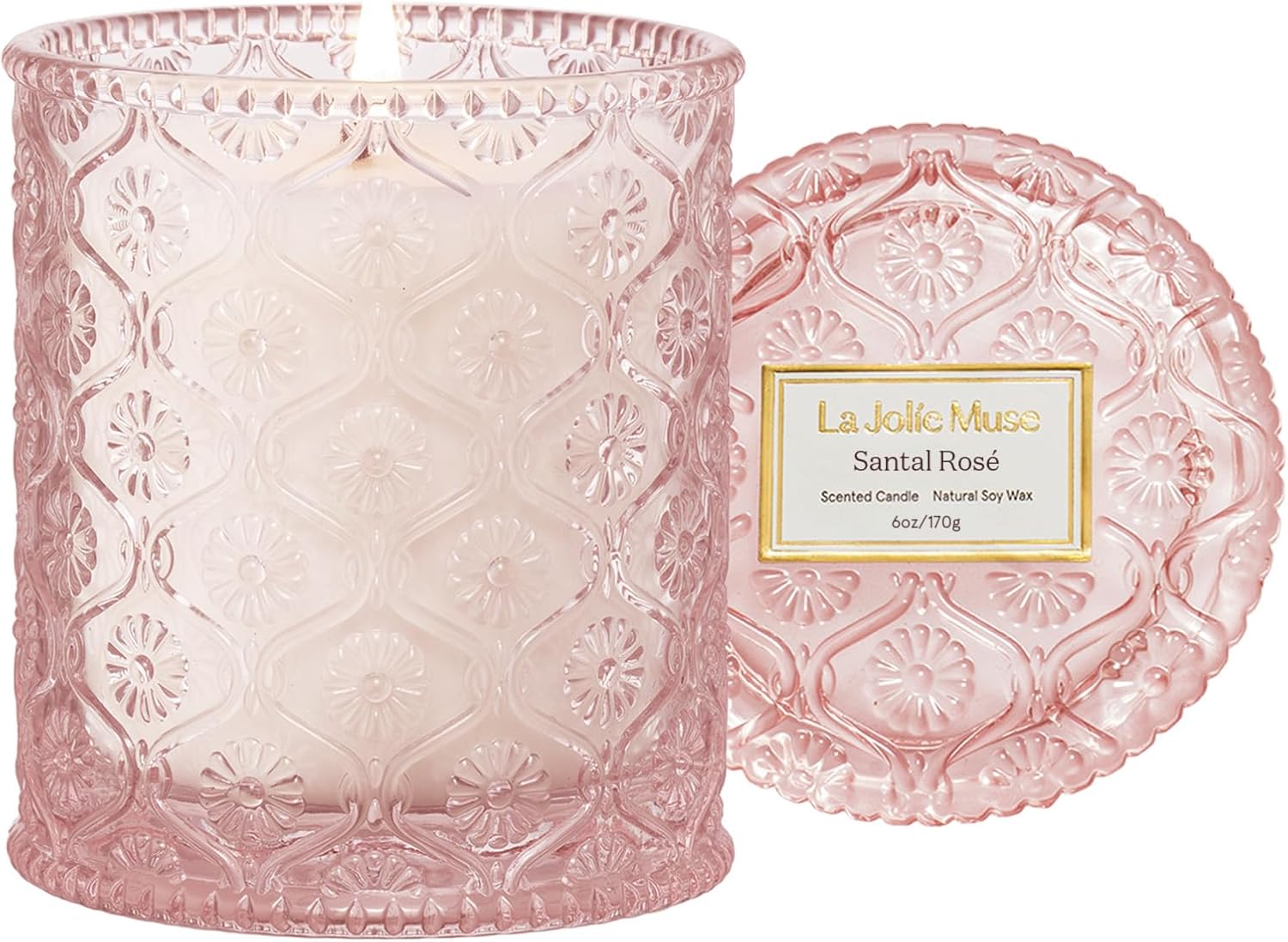 Santal Rose Scented Candle wit - Home Decor Free Images บทวิจารณ์และราคา