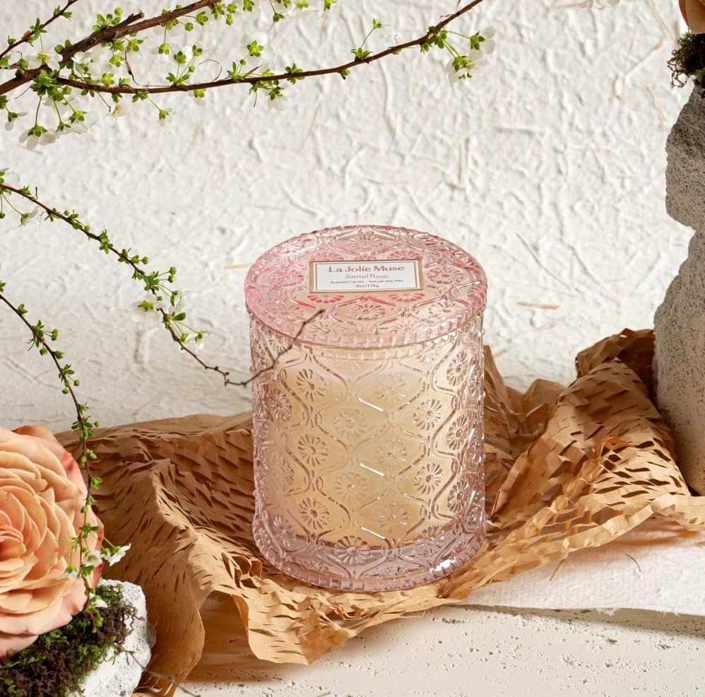 Santal Rose Scented Candle wit - Home Decor Free Images บทวิจารณ์และราคา