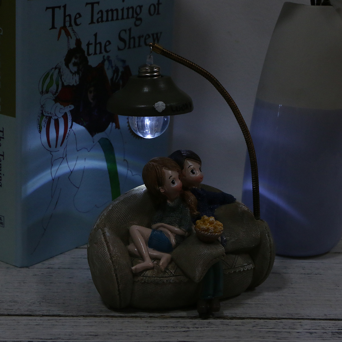 Mini Couple Lamp Ornament for  - Home Decor Living Room Ideas บทวิจารณ์และราคา