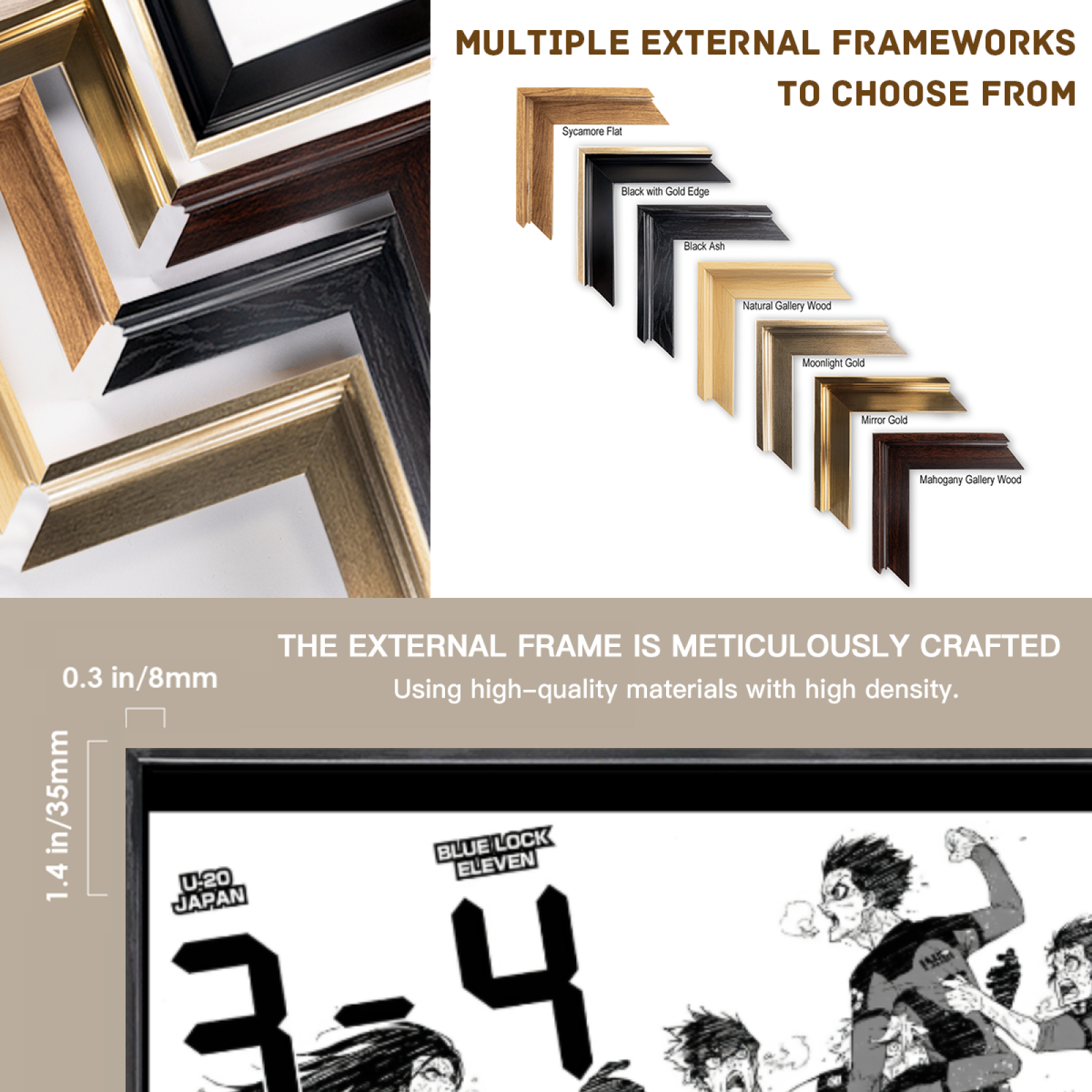 Japanese Manga Multi-Size Canv - Home Decor Mirror บทวิจารณ์และราคา