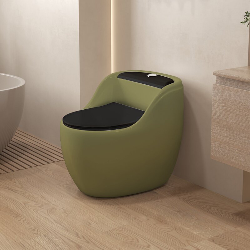 Retro Style Egg-shaped Toilet  - Home Decor Retro บทวิจารณ์และราคา
