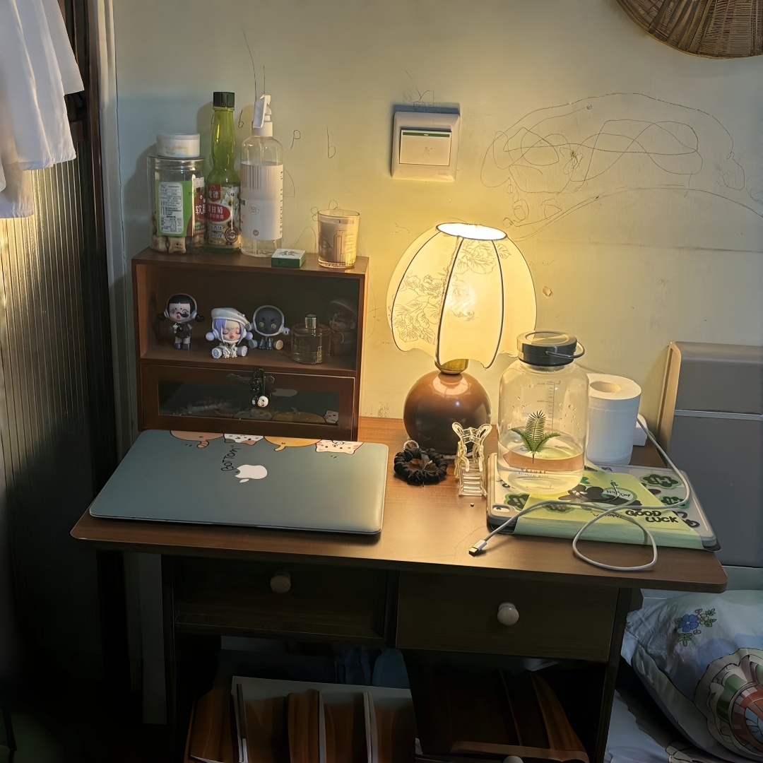 Vintage floral table lamp, med - Home Decor Living Room บทวิจารณ์และราคา