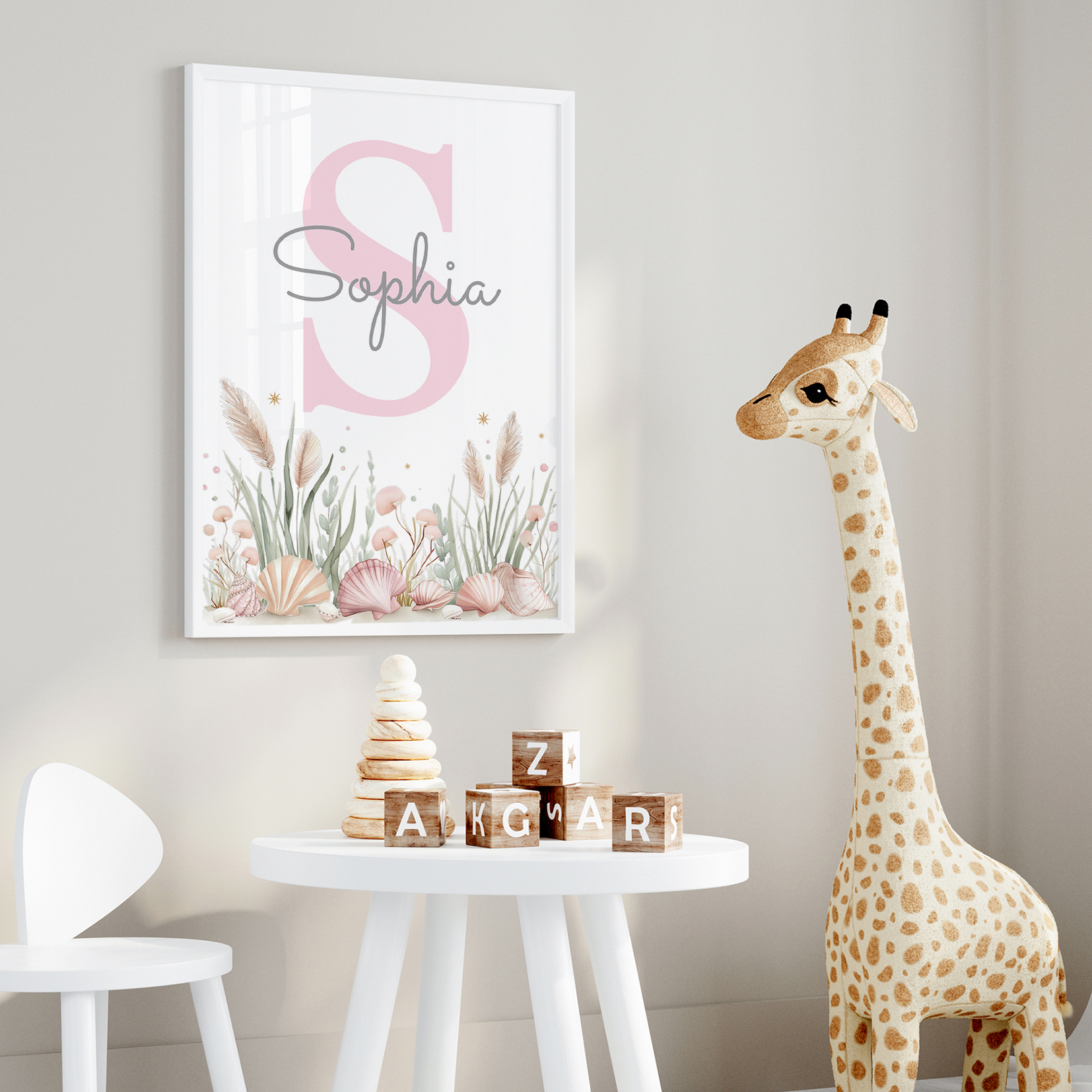 3pcs Personalized Custom Name  - Home Decor On Wall บทวิจารณ์และราคา