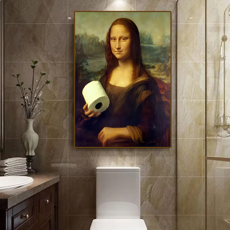 1pc Funny Abstract Bathroom To - Home Decor Quirky บทวิจารณ์และราคา