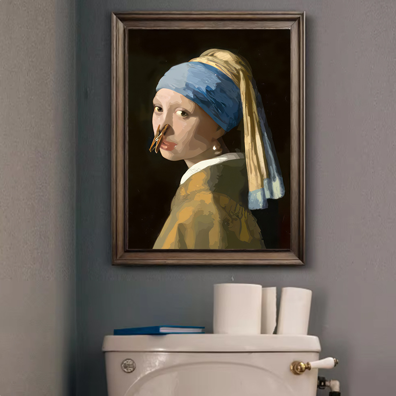 1pc Funny Abstract Bathroom To - Home Decor Quirky บทวิจารณ์และราคา