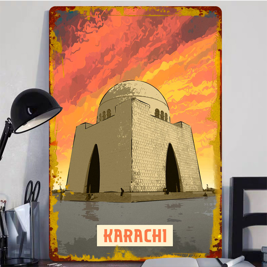Karachi Pakistan Landmark Fram - Home Decor Karachi บทวิจารณ์และราคา