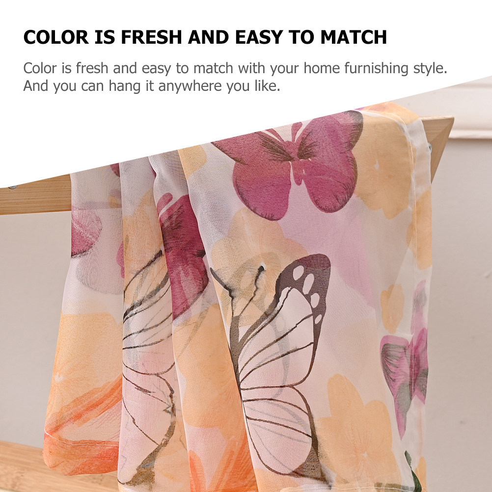 Sheer Curtain Panels Elegant H - Home Decor Curtain บทวิจารณ์และราคา