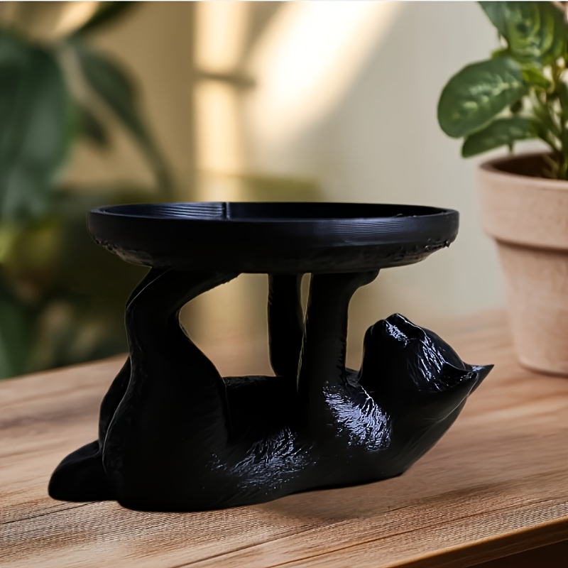 Cute Black Cat Jewelry Tray Re - Vanity Home Decor บทวิจารณ์และราคา